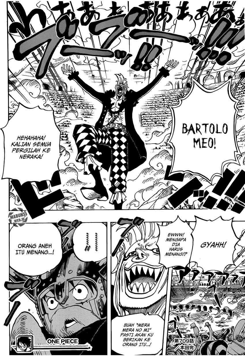 One Piece Chapter 709 Halaman 19