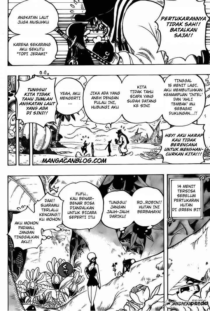 One Piece Chapter 710 Halaman 14