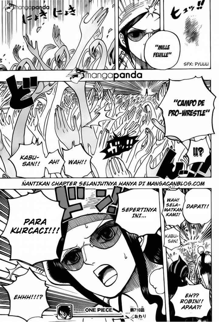 One Piece Chapter 710 Halaman 17