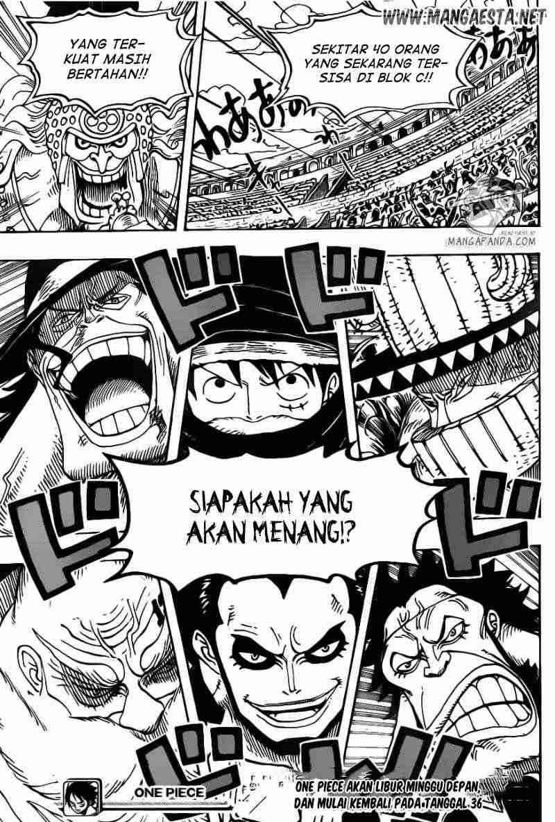 One Piece Chapter 715 Halaman 18