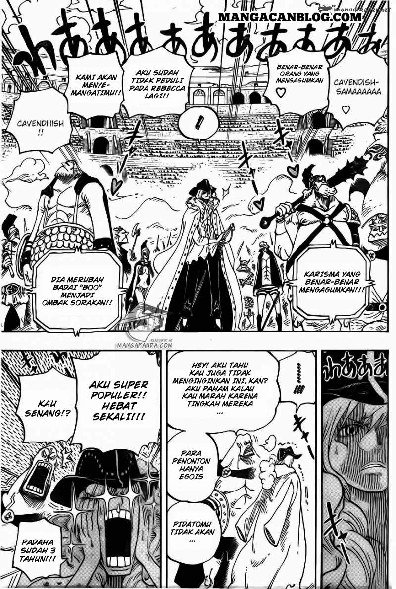 One Piece Chapter 722 Halaman 7
