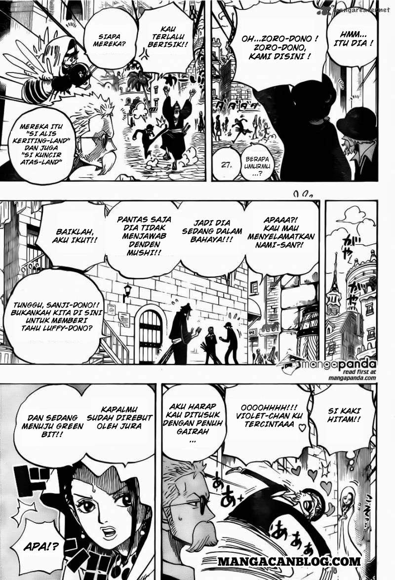One Piece Chapter 722 Halaman 12