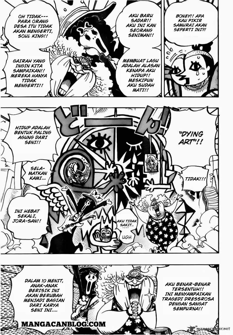 One Piece Chapter 722 Halaman 14