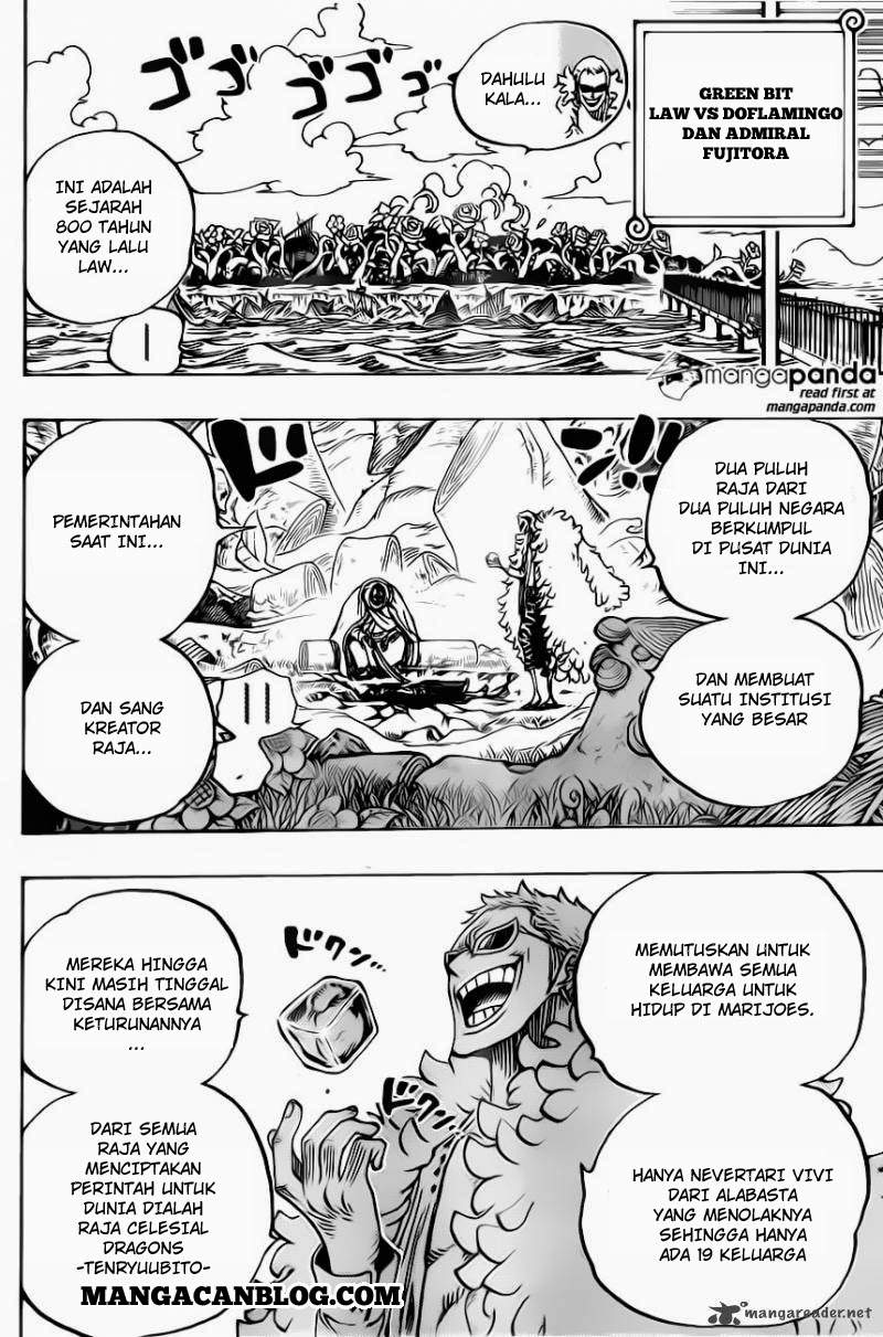 One Piece Chapter 722 Halaman 17