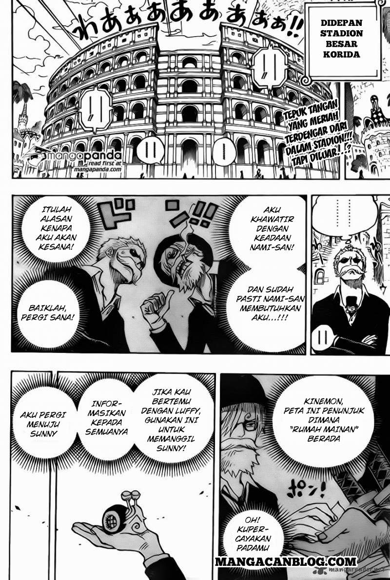 One Piece Chapter 723 Halaman 2
