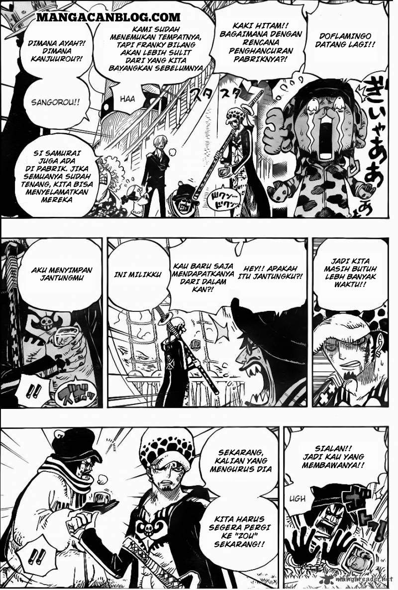 One Piece Chapter 724 Halaman 9