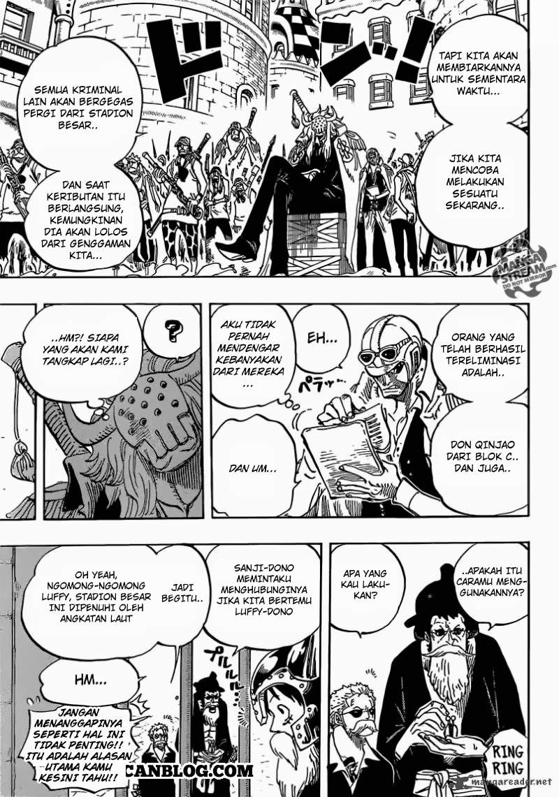 One Piece Chapter 729 Halaman 11
