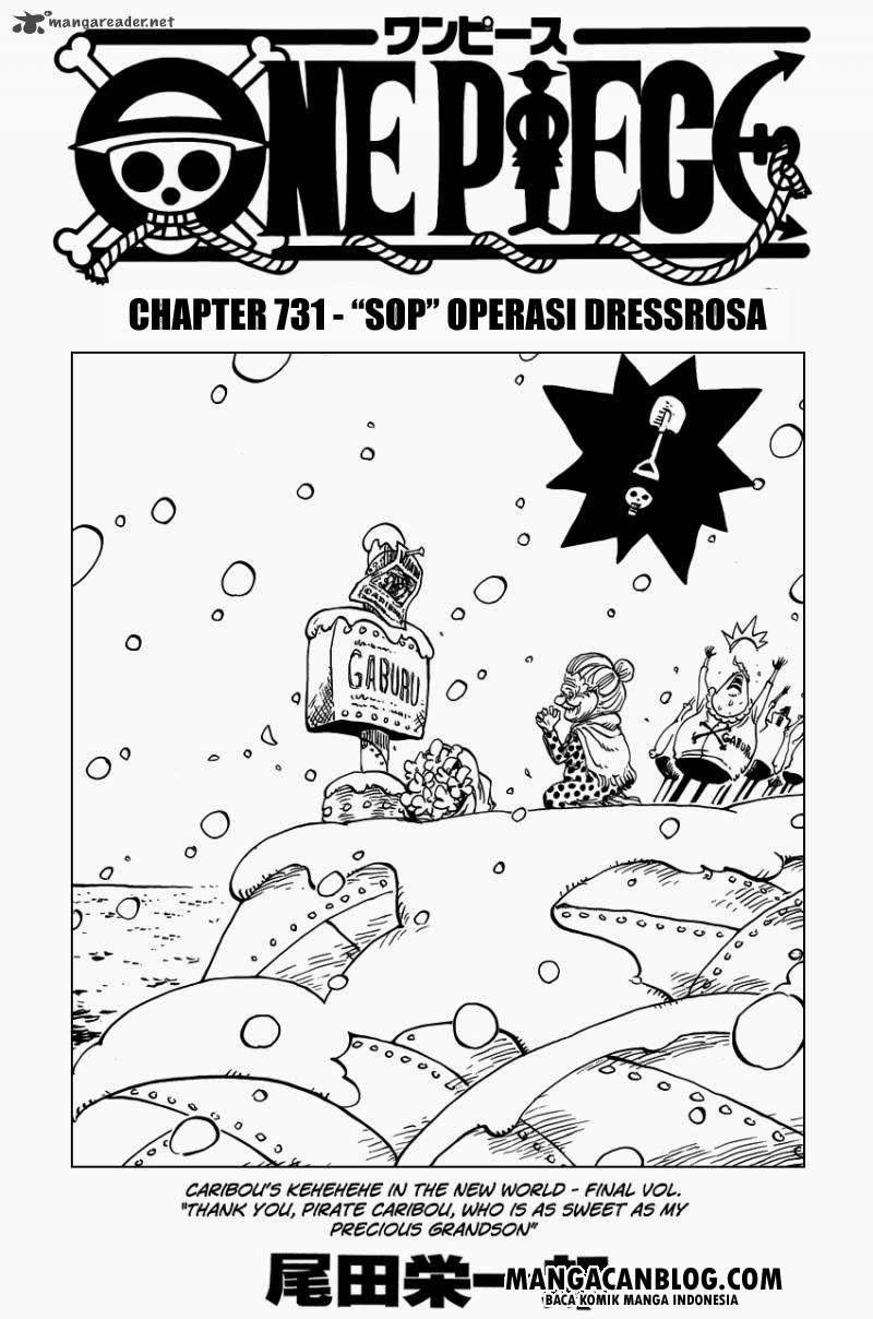 One Piece Chapter 731 Halaman 2