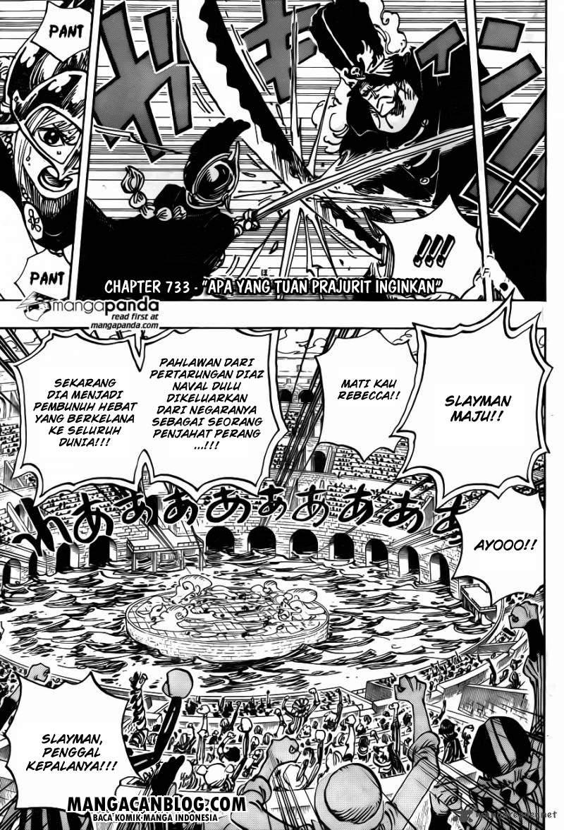One Piece Chapter 733 Halaman 3