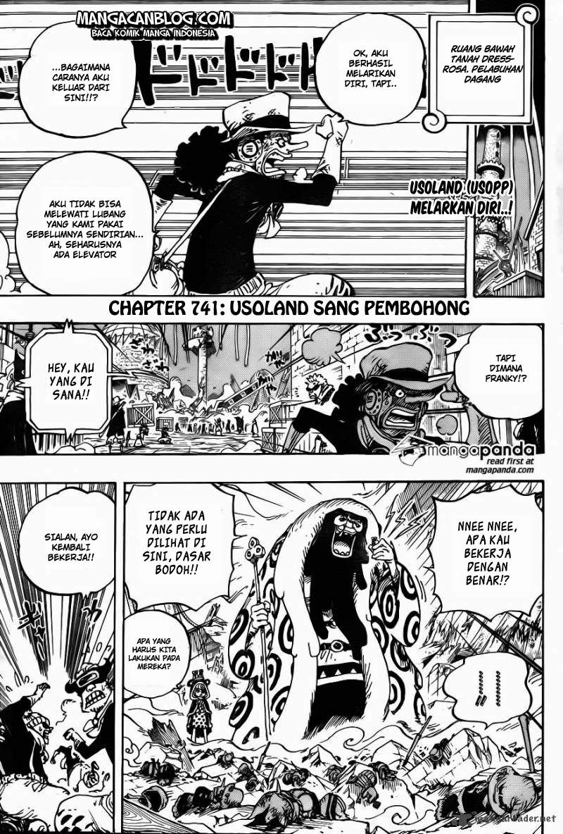 One Piece Chapter 741 Halaman 2
