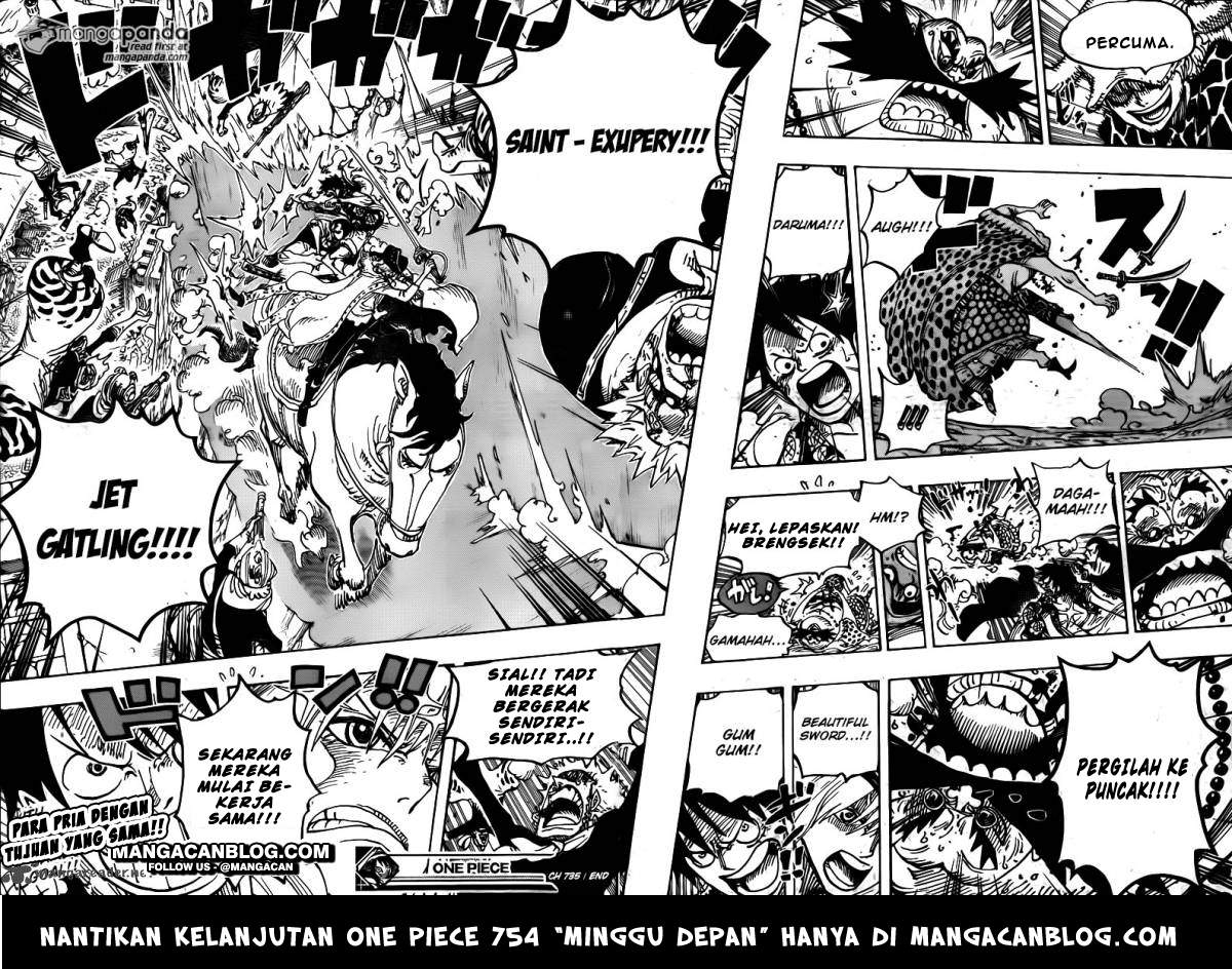 One Piece Chapter 753 Halaman 17