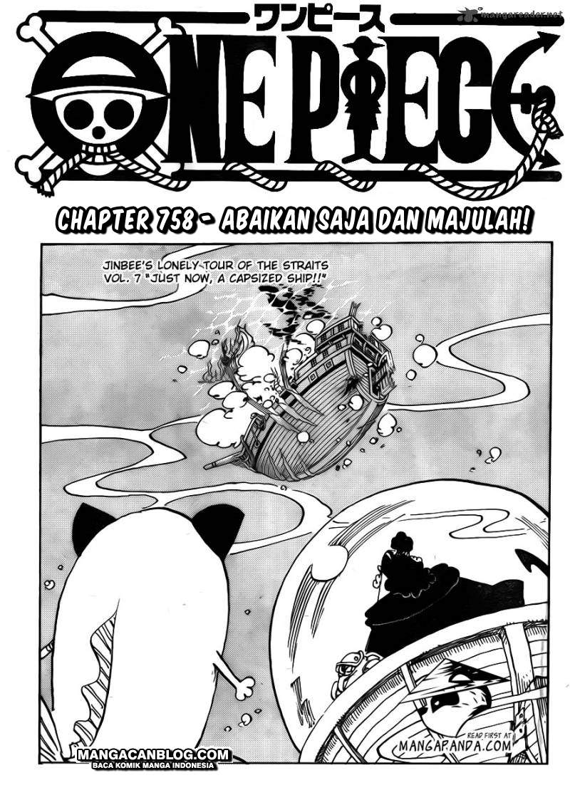 One Piece Chapter 758 Halaman 3
