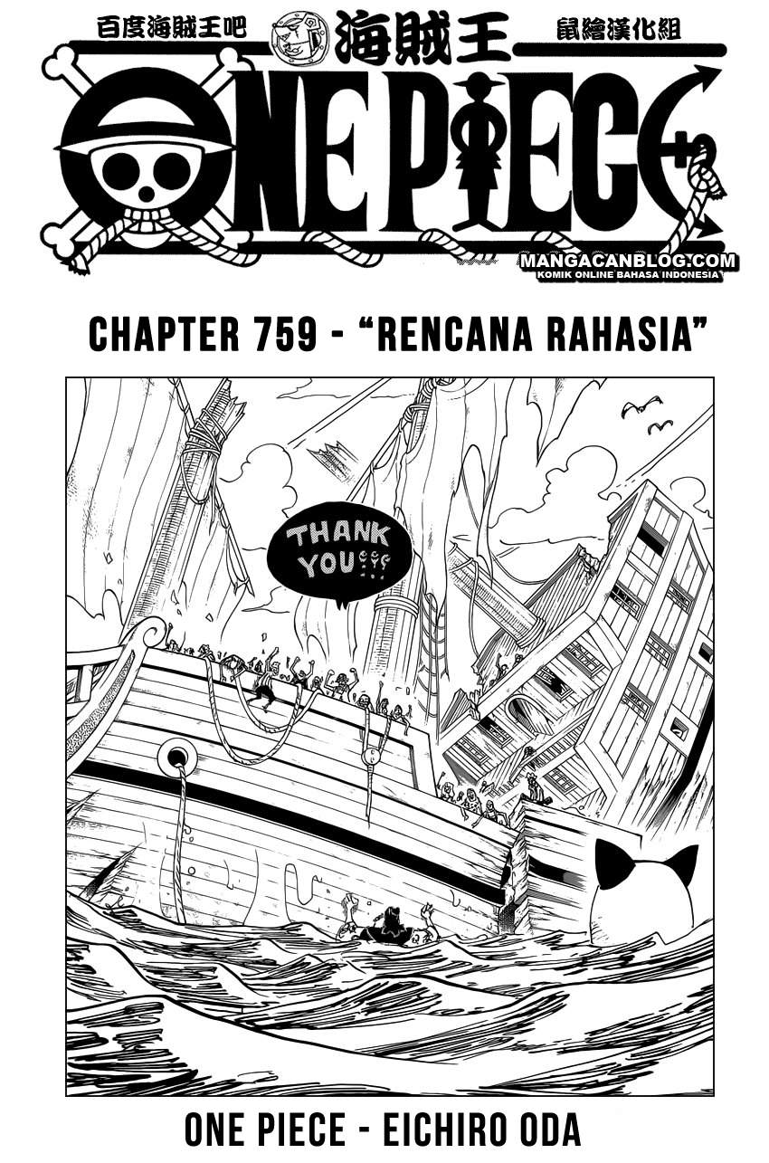 One Piece Chapter 759 Halaman 2