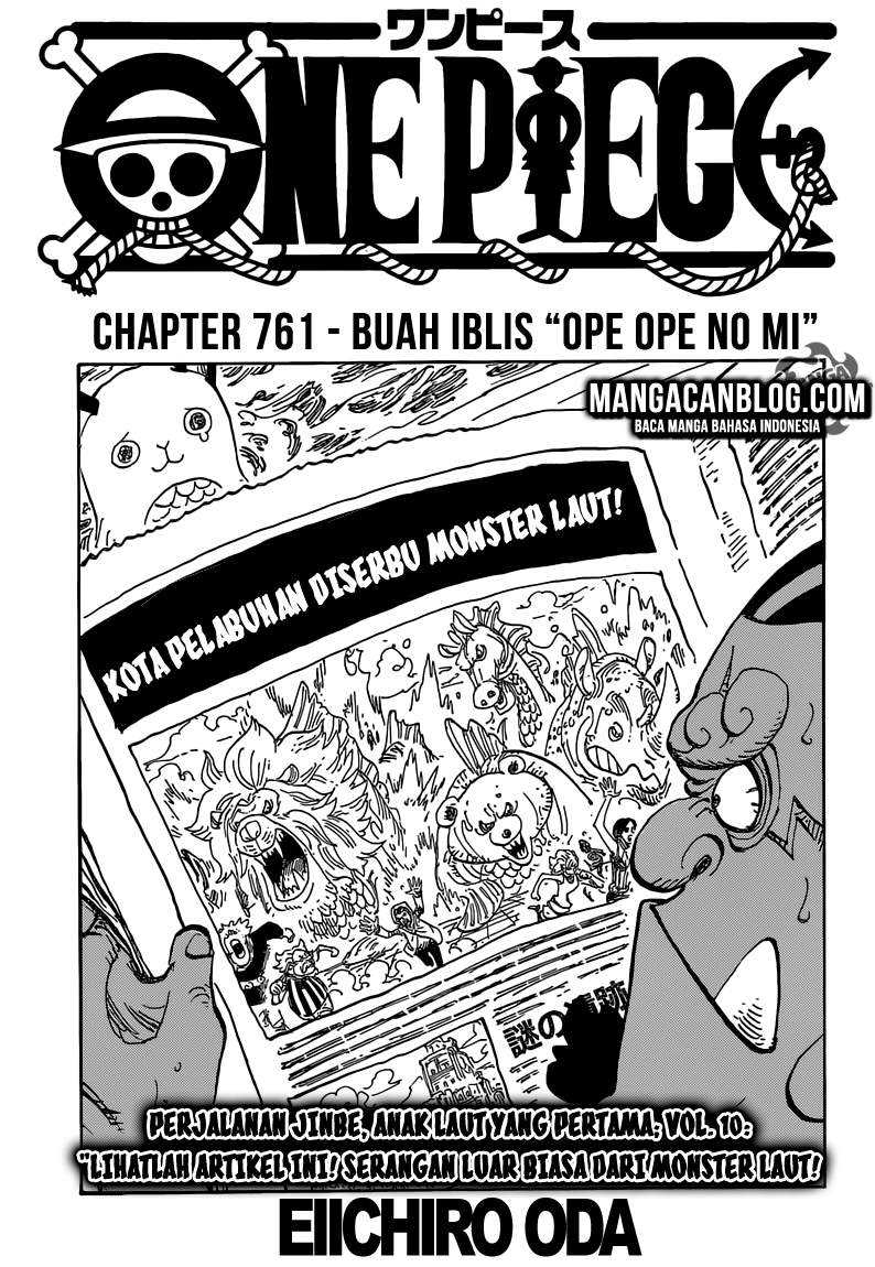 One Piece Chapter 761 Halaman 2