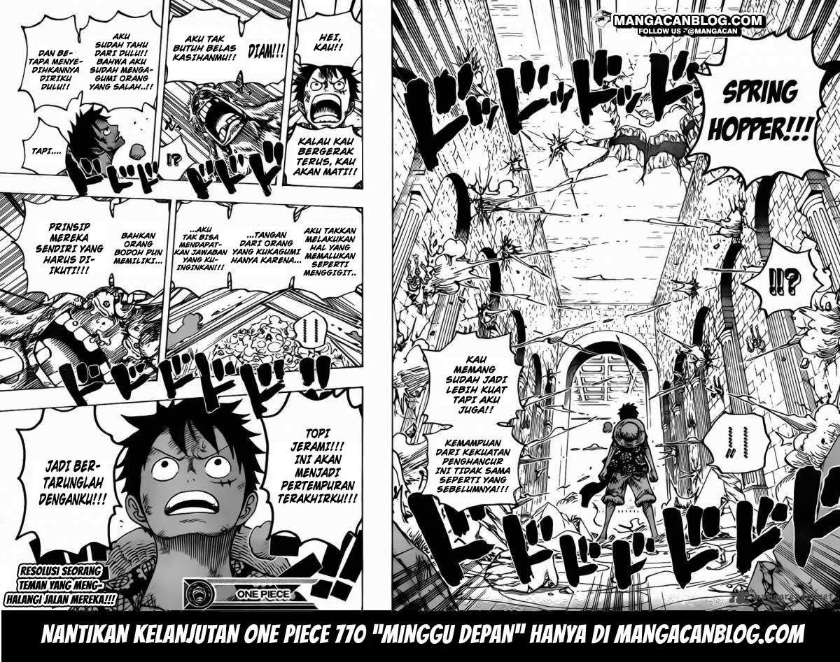 One Piece Chapter 769 Halaman 16