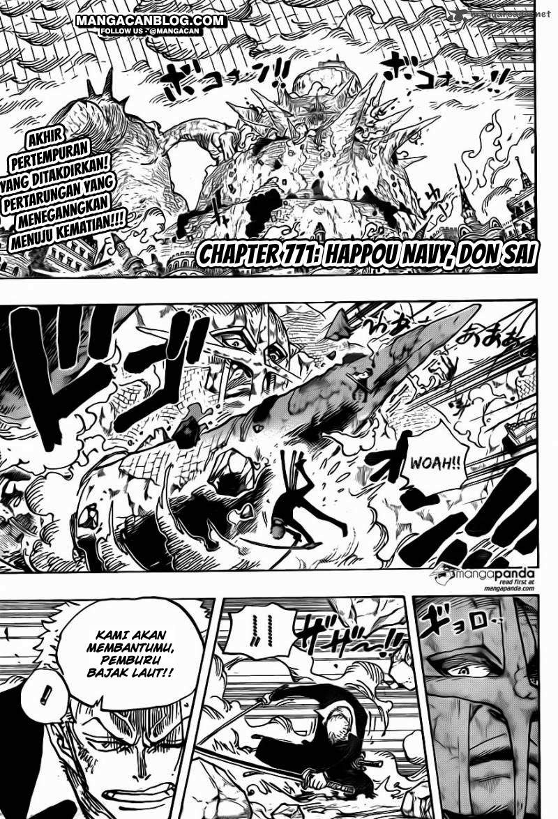 One Piece Chapter 771 Halaman 2