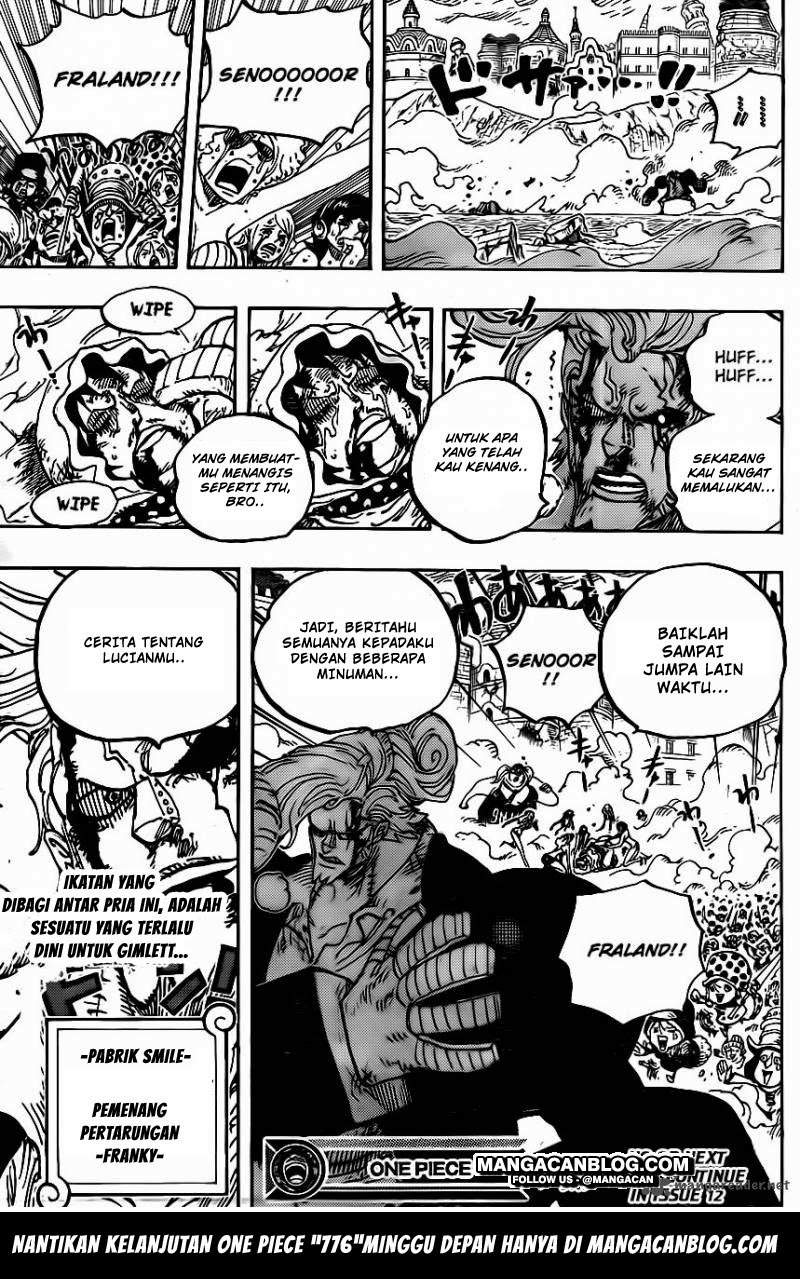 One Piece Chapter 775 Halaman 18