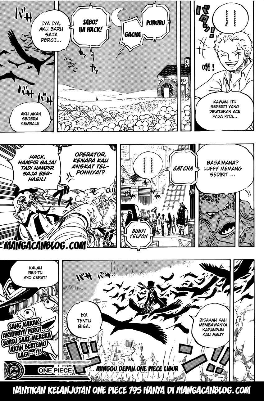 One Piece Chapter 794 Halaman 12