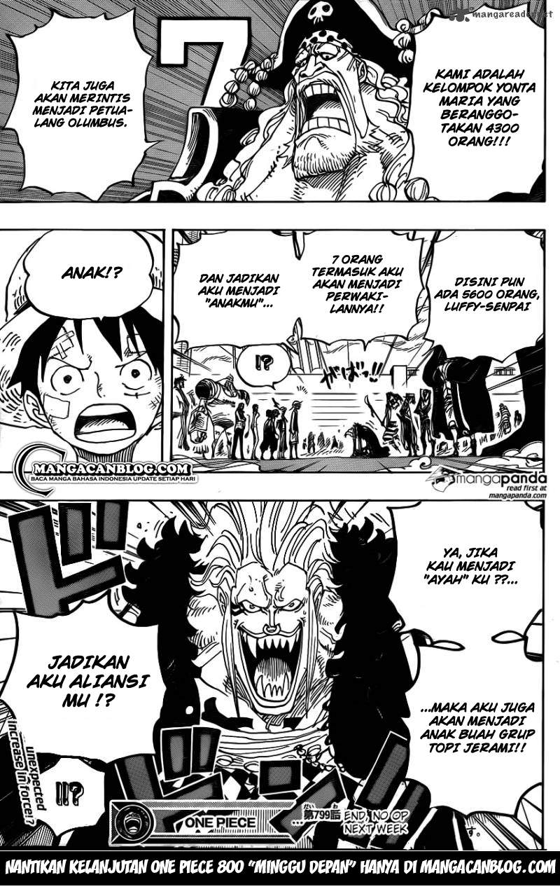 One Piece Chapter 799 Halaman 13
