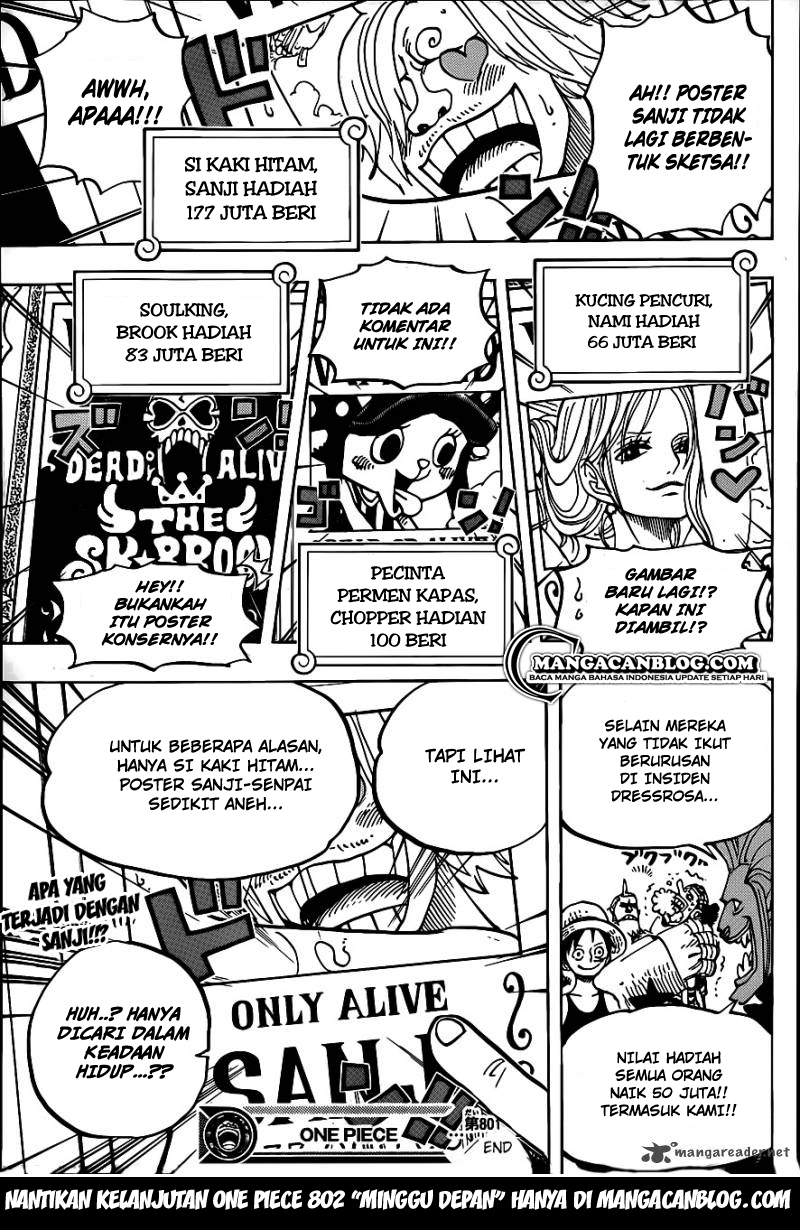 One Piece Chapter 801 Halaman 16