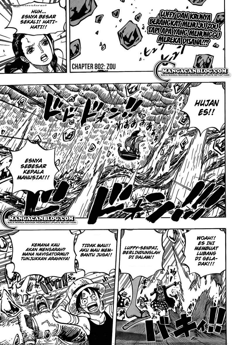 One Piece Chapter 802 Halaman 2
