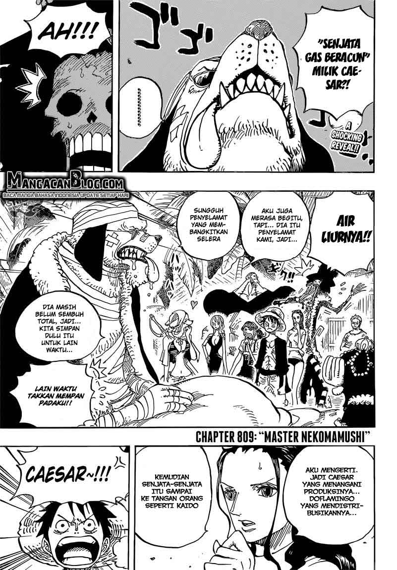 One Piece Chapter 809 Halaman 6