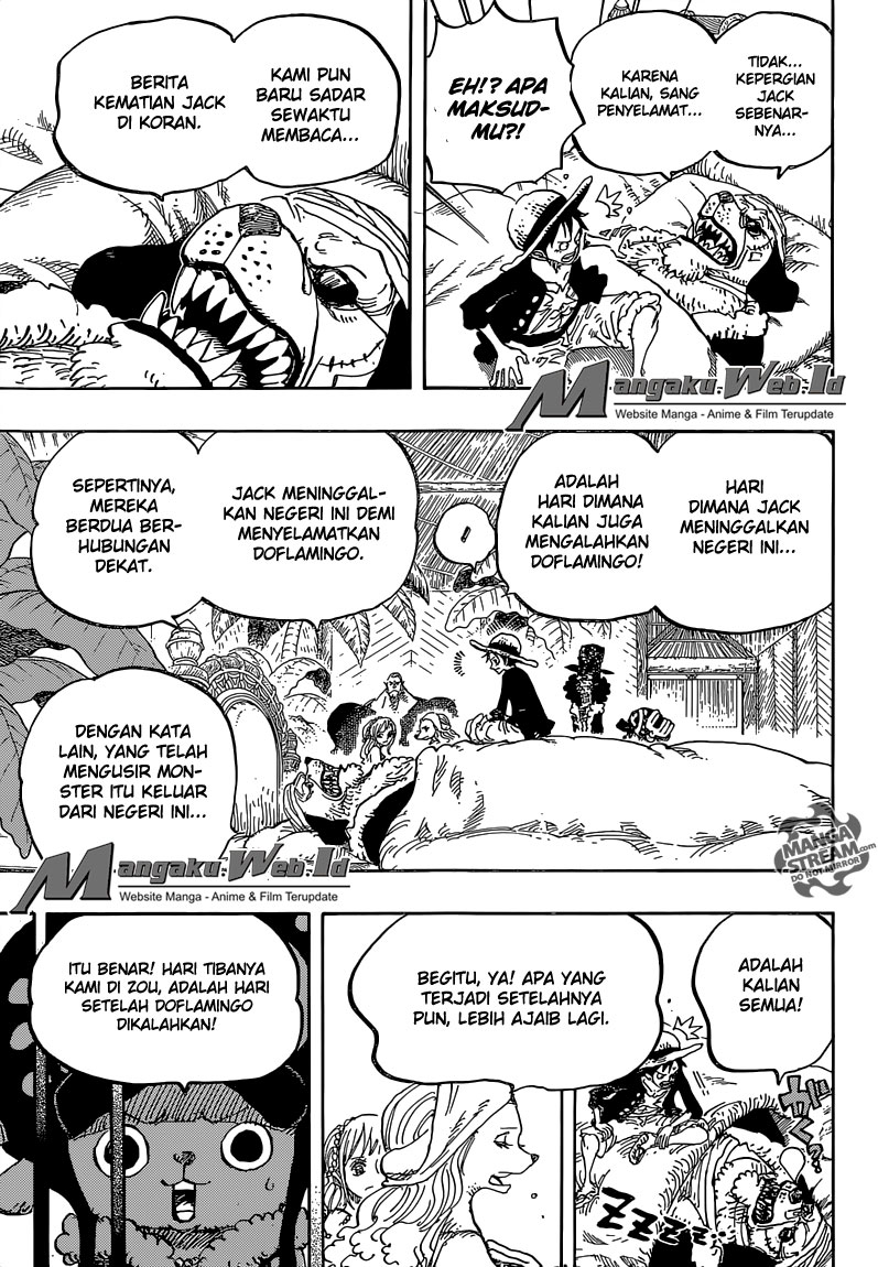 One Piece Chapter 810 Halaman 14