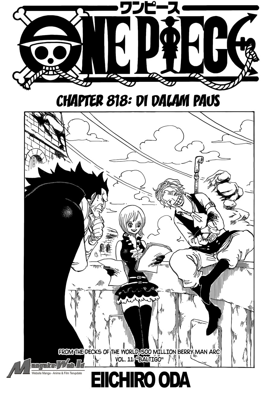 One Piece Chapter 818 Halaman 2