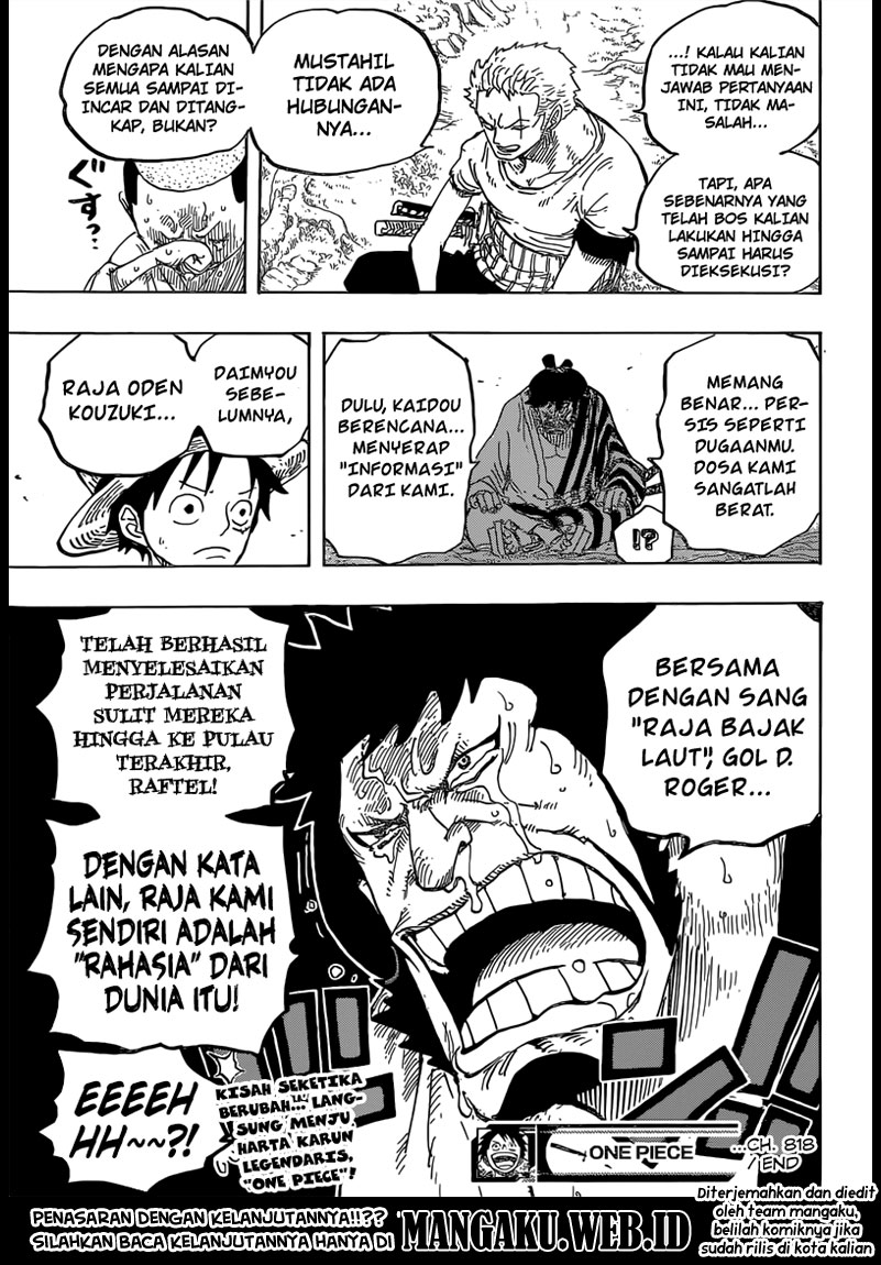 One Piece Chapter 818 Halaman 16