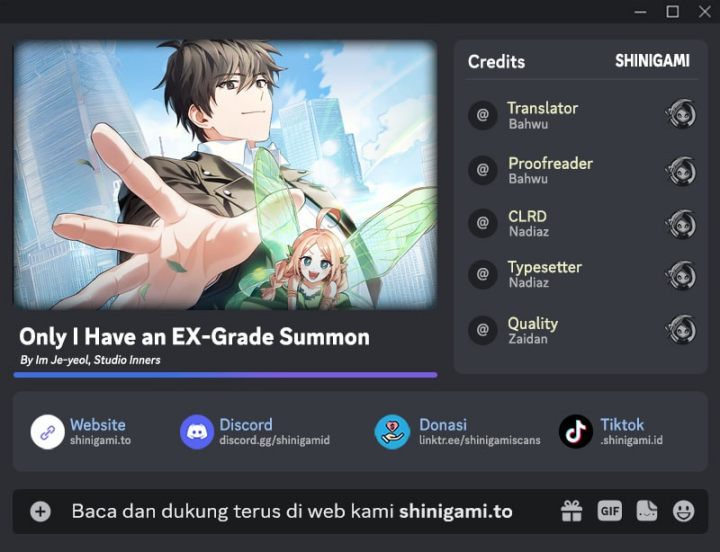 Only I Have An Ex Grade Summon Chapter 15 Halaman 1