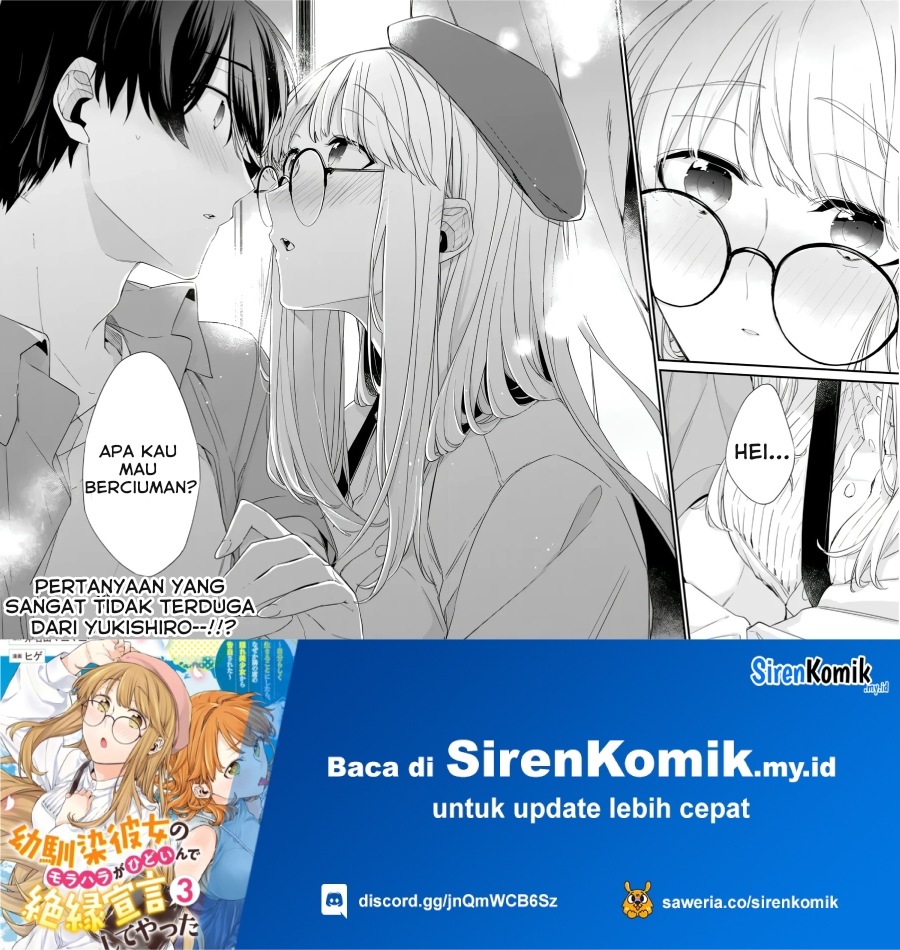 Osananajimi Kanojo No Morahara Ga Hidoin De Zetsuen Sengen Shite Yatta Chapter 22.2 Halaman 16