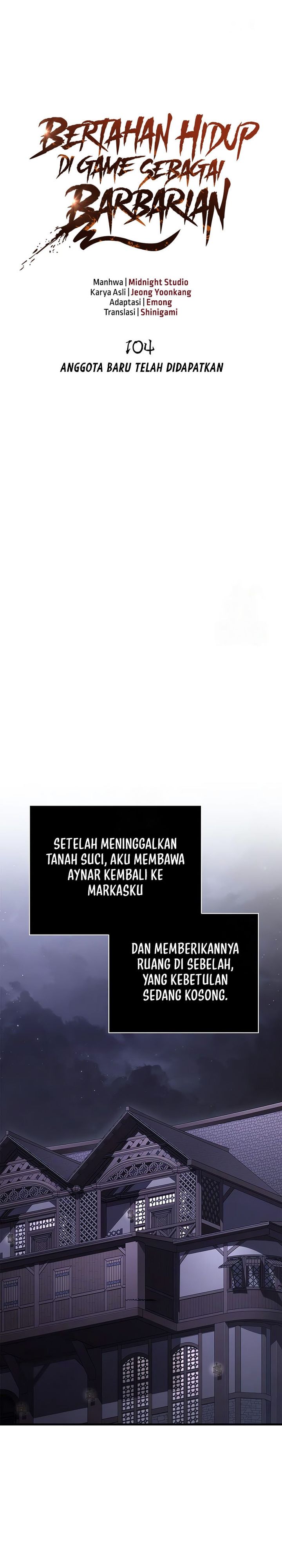 Survive As A Barbarian In The Game Chapter 104 Halaman 16