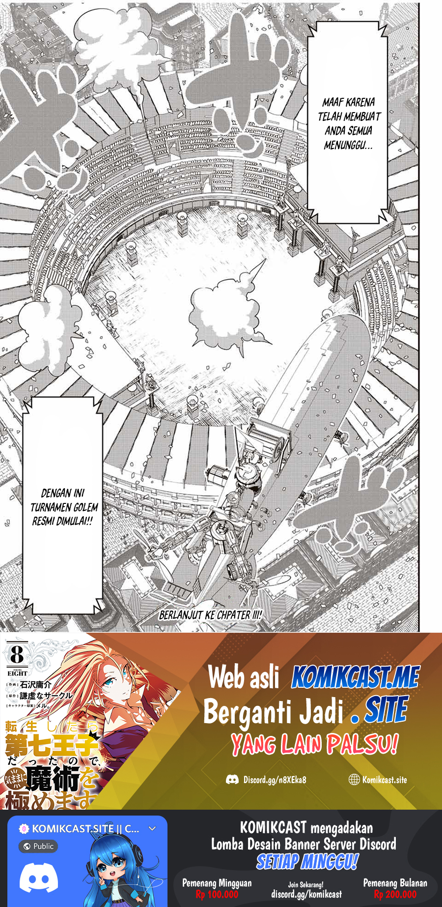 Tensei Shitara Dai Nana Ouji Dattanode Kimamani Majutsu O Kiwamemasu Chapter 110 Halaman 22