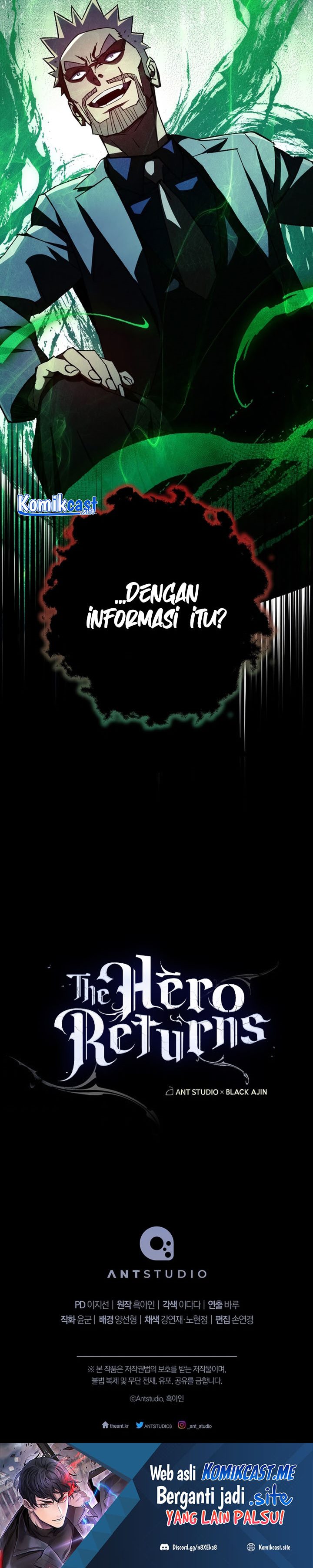 The Hero Returns Chapter 50 Halaman 35
