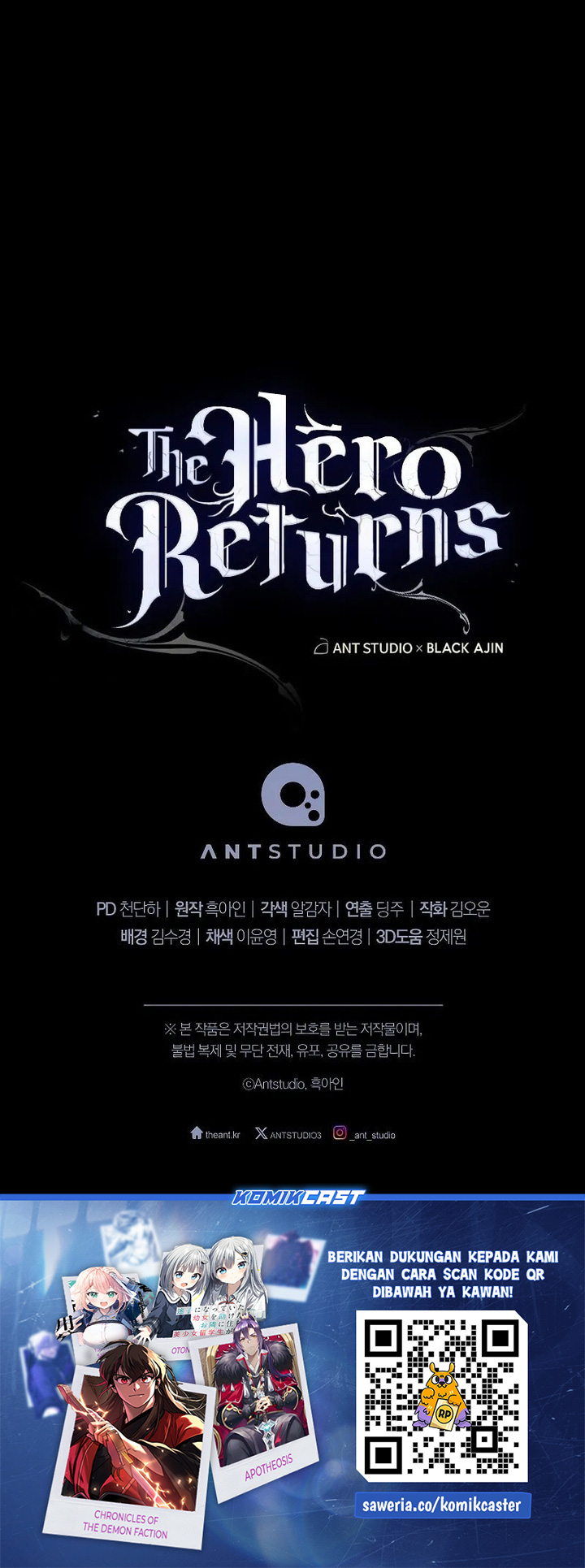 The Hero Returns Chapter 102 Halaman 45