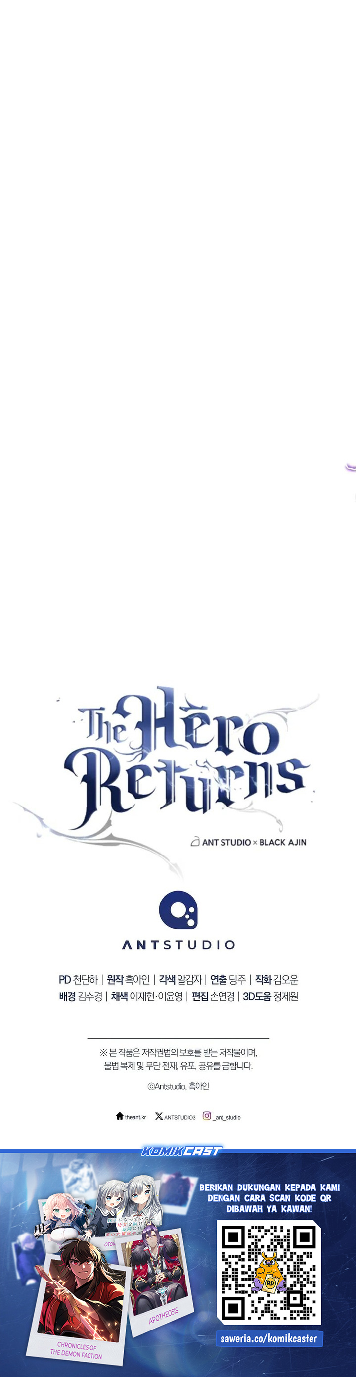 The Hero Returns Chapter 105 Halaman 44