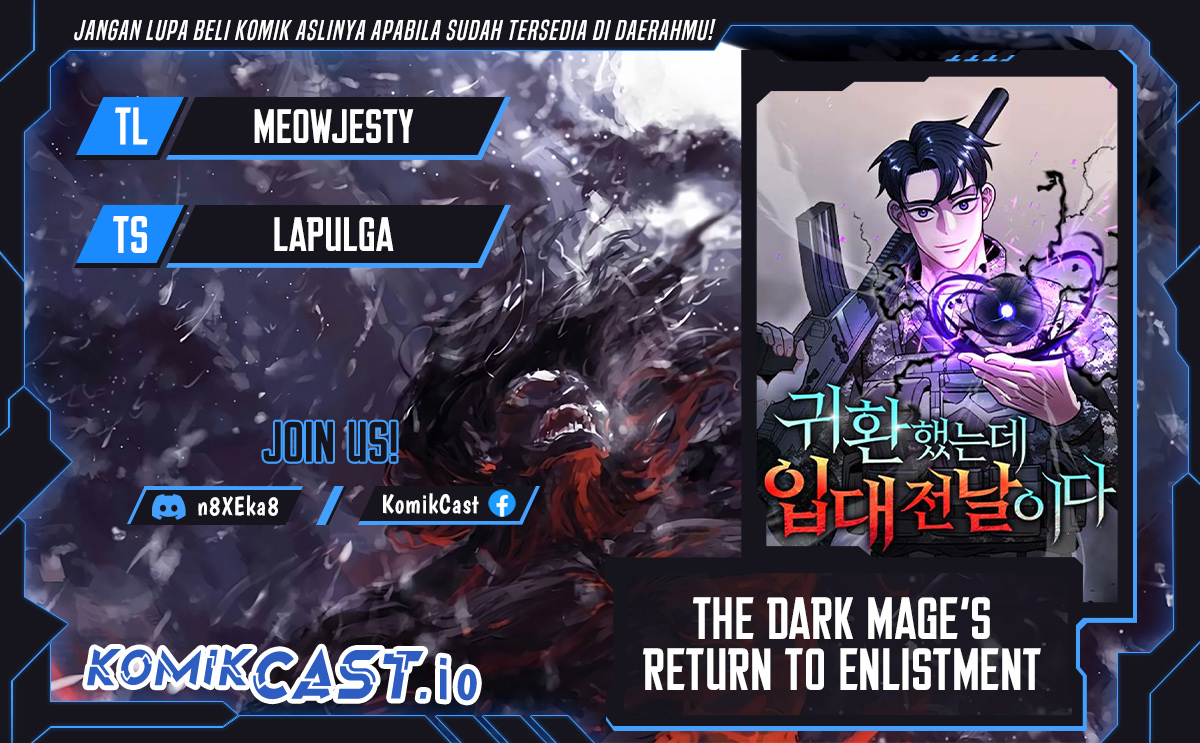 The Dark Mages Return To Enlistment Chapter 49 Halaman 1