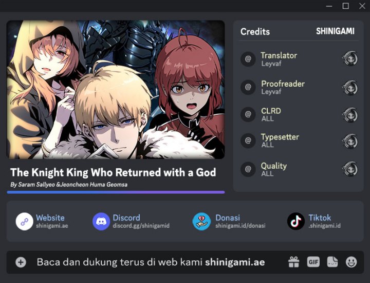 The Knight King Who Returned With A God Chapter 70 Halaman 1
