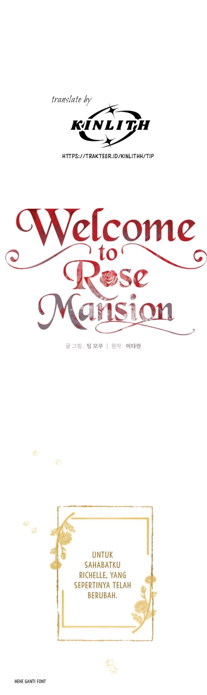 Welcome To The Rose Mansion Chapter 25 Halaman 19