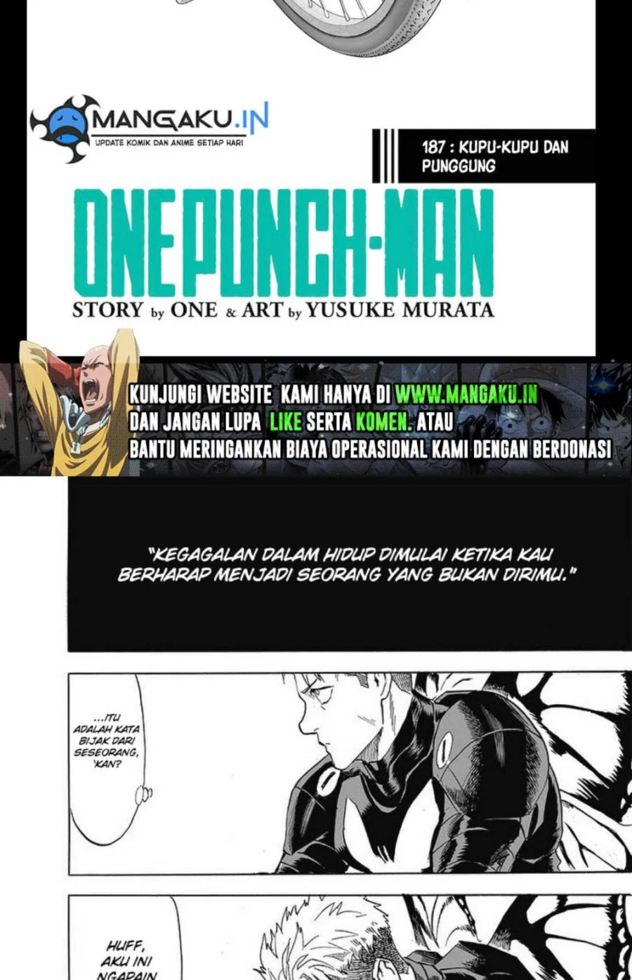 One Punch Man Chapter 235.1 Halaman 2