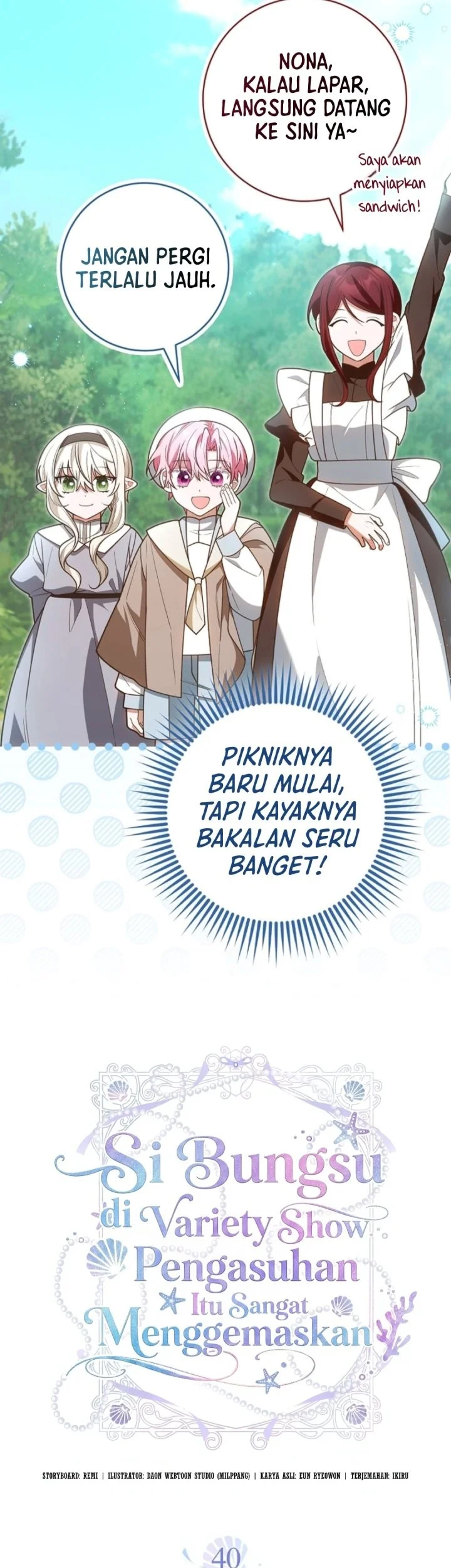 Si Bungsu Di Variety Show Pengasuhan Itu Sangat Menggemaskan Chapter 40 Halaman 8