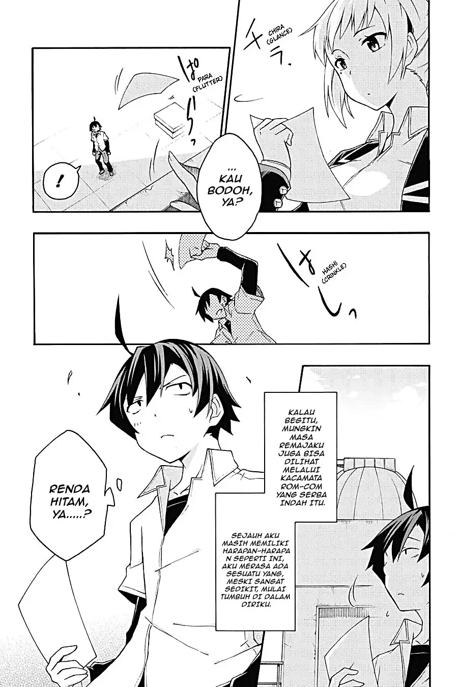 Yahari Ore No Seishun Love Come Wa Machigatteiru Comic Chapter 9.1 Halaman 3
