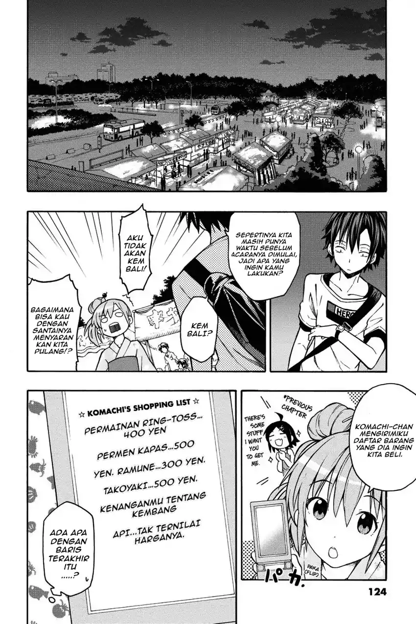 Yahari Ore No Seishun Love Come Wa Machigatteiru Comic Chapter 33 Halaman 6