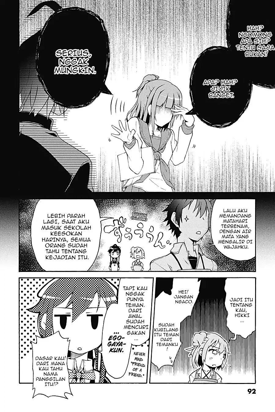 Yahari Ore No Seishun Love Come Wa Machigatteiru Comic Chapter 3.3 Halaman 5