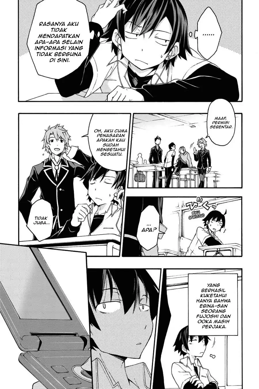 Yahari Ore No Seishun Love Come Wa Machigatteiru Comic Chapter 10.2 Halaman 6