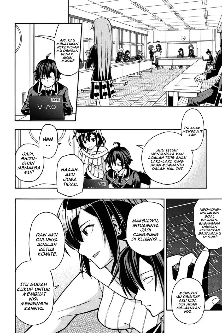 Yahari Ore No Seishun Love Come Wa Machigatteiru Comic Chapter 37 Halaman 8
