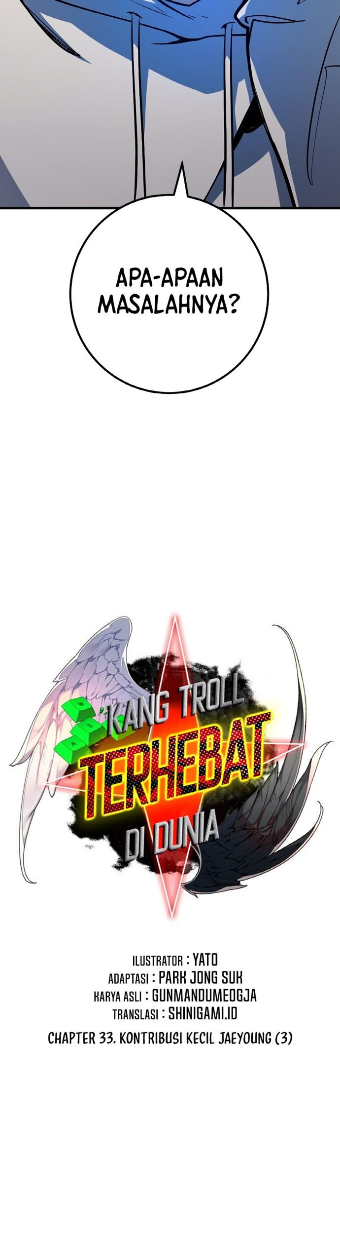 The Games Greatest Troll Chapter 33 Halaman 16