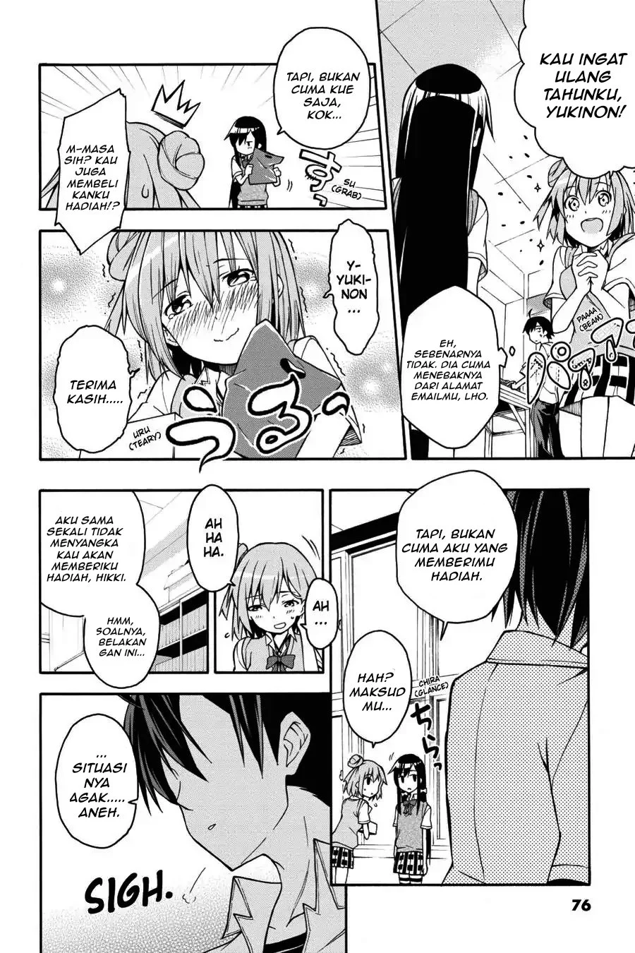 Yahari Ore No Seishun Love Come Wa Machigatteiru Comic Chapter 19.2 Halaman 8