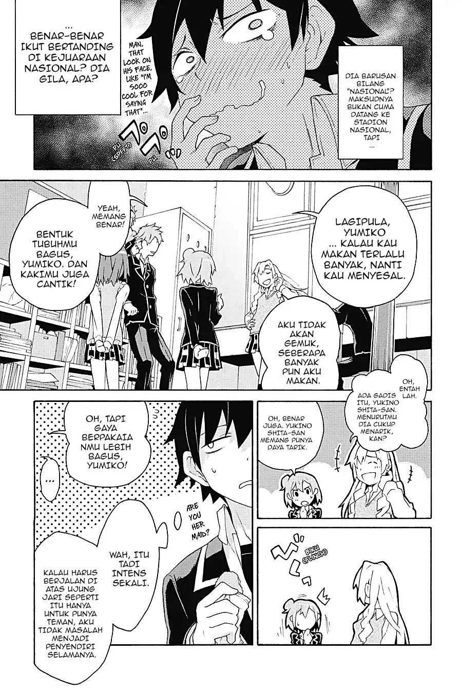 Yahari Ore No Seishun Love Come Wa Machigatteiru Comic Chapter 4.1 Halaman 7