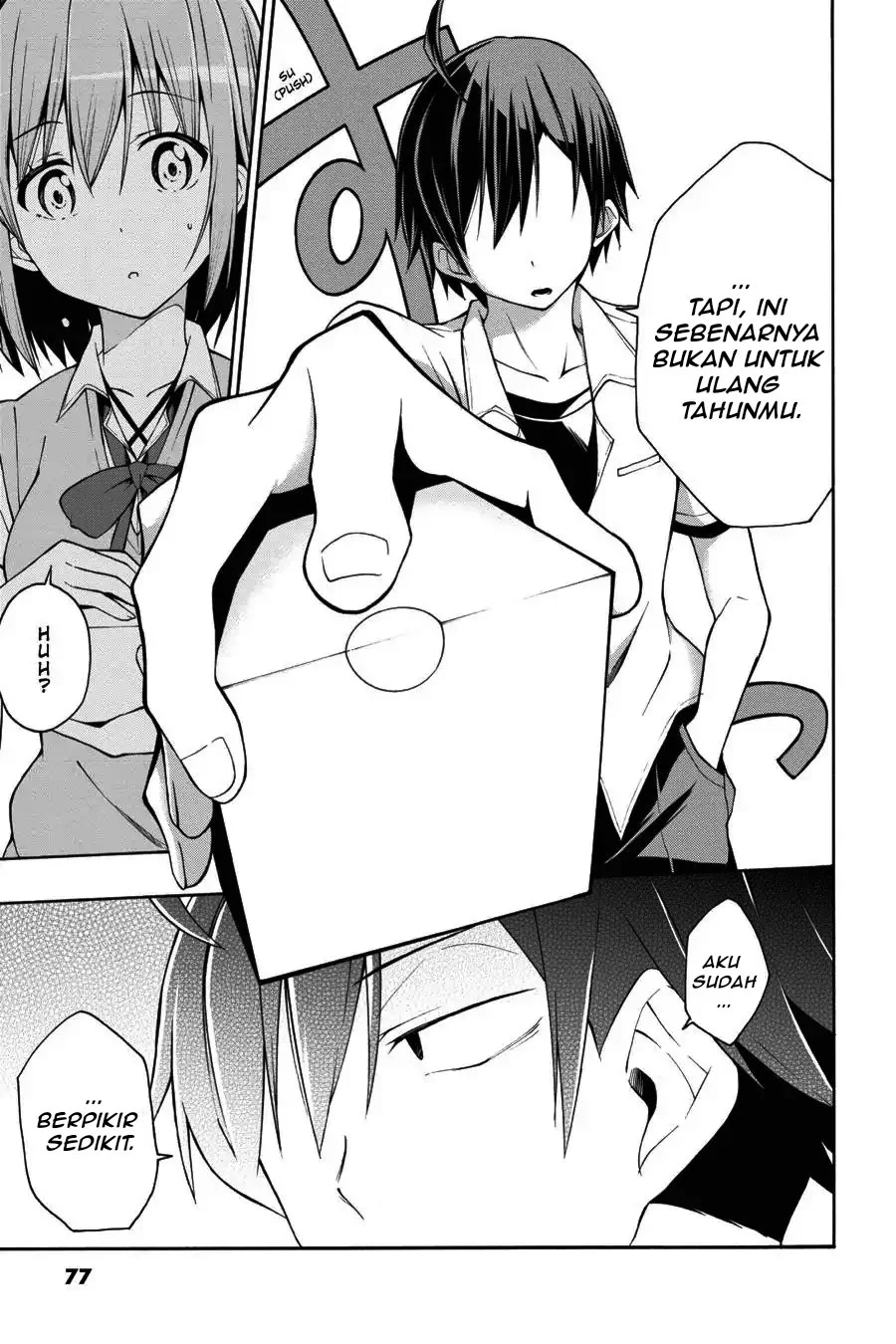 Yahari Ore No Seishun Love Come Wa Machigatteiru Comic Chapter 19.2 Halaman 9